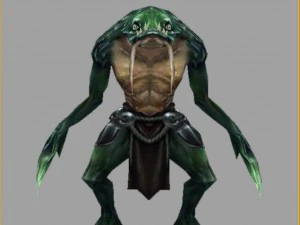 low poly 3d monster - squid elite 3D Model