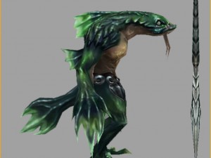 low poly 3d monster - squid elite 3D Модель