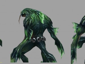 low poly 3d monster - squid elite 3D Модель