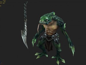 low poly 3d monster - squid elite 3D Модель