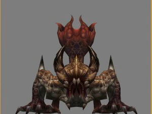 low poly 3d monster - rodents 3D Model