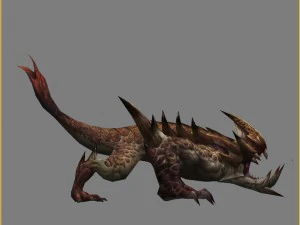 low poly 3d monster - rodents 3D Model