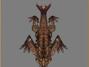 low poly 3d monster - rodents 3D Model