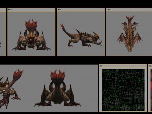 low poly 3d monster - rodents 3D मॉडल