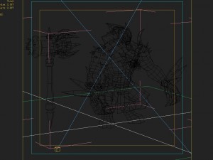 low poly 3d monster - cow head Modello 3D