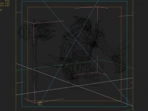 low poly 3d monster - cow head 3D Model