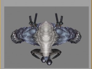 low poly 3d monster - cow head monster 3D Модель