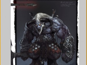 low poly 3d monster - cow head monster 3D Модель