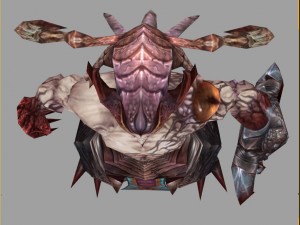 low poly 3d monster - guardian Model 3D