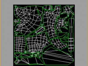 low poly 3d monster - green wind 3Dモデル