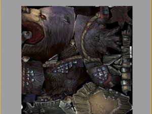 low poly 3d monster - green wind 3Dモデル