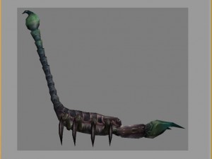 low poly 3d monster - trolltail 3D Модель