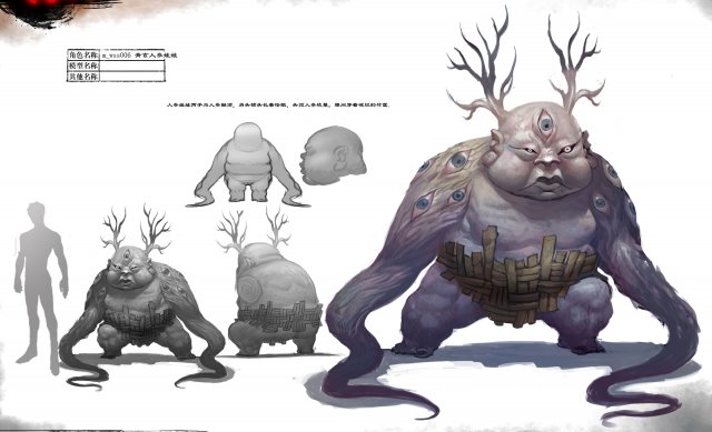 low poly 3d monster - qing xuan ginseng doll Modello 3D .c4d .max .obj .3ds .fbx .stl .blend 