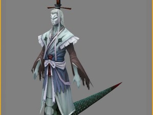 low poly 3d monster - tsing yi hideyoshi 3Dモデル