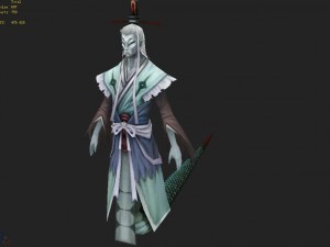 low poly 3d monster - tsing yi hideyoshi 3Dモデル