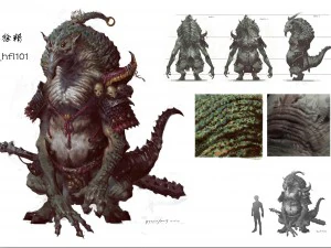 monster 3d poli rendah - armadillo halus Model 3D