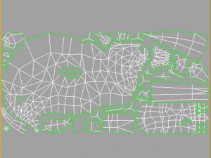 low poly 3d monster - armadillo fine Model 3D