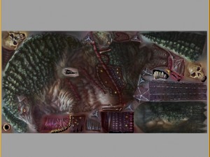 low poly 3d monster - armadillo fine Model 3D