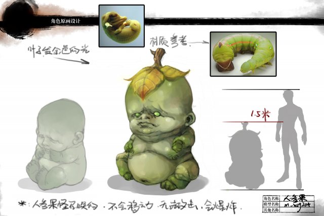 low poly 3d monster - ginseng fruit 02 3D Модель .c4d .max .obj .3ds .fbx .stl .blend 