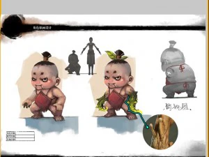 low poly 3d monster - ginseng fruit doll 01 3D Model