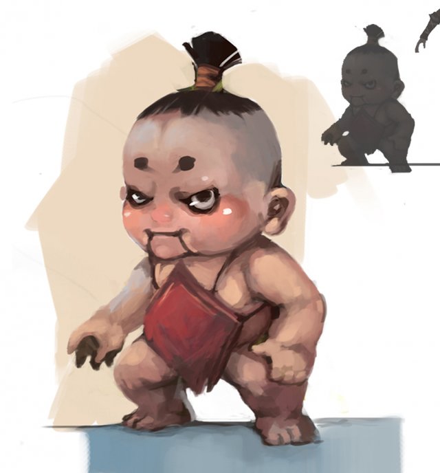 low poly 3d monster - ginseng fruit doll 02 Modèle 3D .c4d .max .obj .3ds .fbx .stl .blend