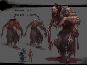 low poly 3d monster - zombies Model 3D