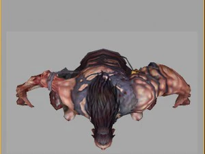 low poly 3d monster - zombies 3D Model