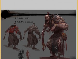 low poly 3d monster - zombies 3D-Modell