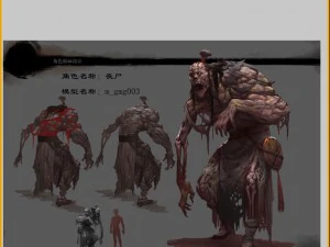 low poly 3d monster - zombies 3D Model