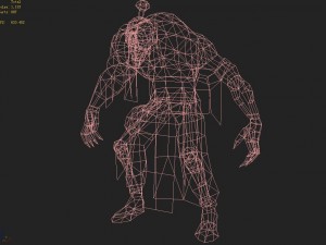 low poly 3d monster - zombies 3D-Modell