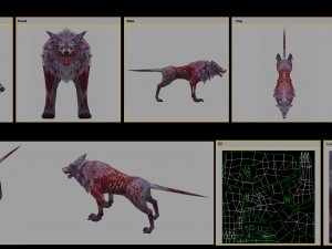 low poly 3d monster - zombies Model 3D