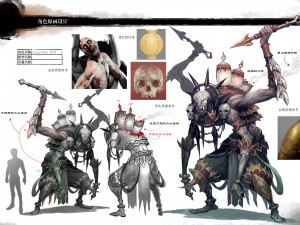 low poly 3d monster - shahua 3D 모델