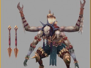 low poly 3d monster - shahua 3D 모델