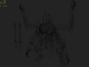low poly 3d monster - shahua 3D 모델