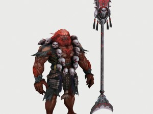 low poly 3d monster - shards resentment 3D Model
