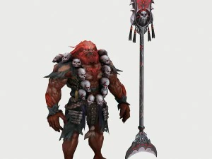 low poly 3d monster - shards resentment 3D Model