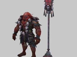 low poly 3d monster - shards resentment 3D Model