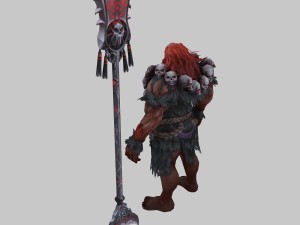 low poly 3d monster - shards resentment 3D Model