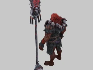 low poly 3d monster - shards resentment 3D Model