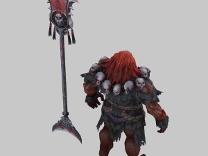low poly 3d monster - shards resentment 3D Model
