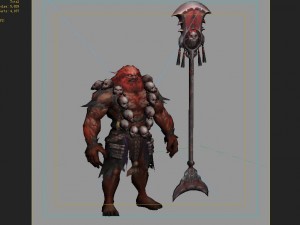 low poly 3d monster - shards resentment 3D Model