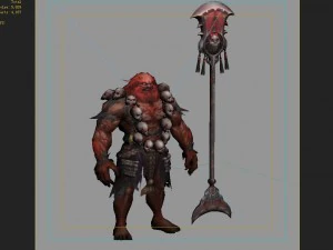 low poly 3d monster - shards resentment 3D Model