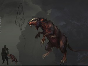 low poly 3d monster - gerbils 3D 模型