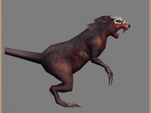 low poly 3d monster - gerbils 3D Model