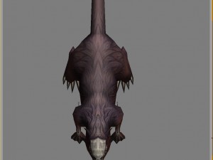 low poly 3d monster - gerbils 3D Model
