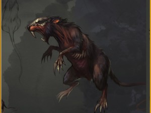 low poly 3d monster - gerbils 3D Model