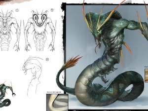low poly 3d monster - snake boss Modelo 3D