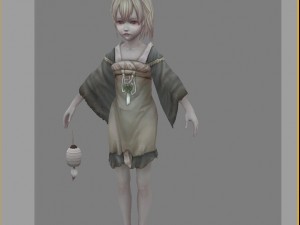 low poly 3d monster - shen tu kui yin 3D 모델