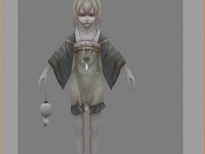 low poly 3d monster - shen tu kui yin 3D 모델