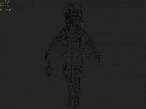 low poly 3d monster - shen tu kui yin 3D 모델
